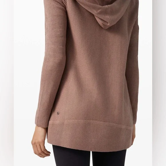 Lululemon Sundown Sweater Wrap Soft Sand M - Picture 2 of 7